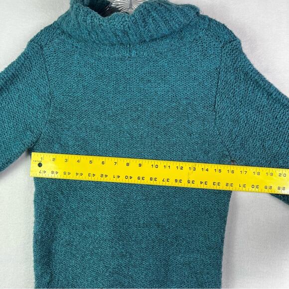 Classiques Entier Sweater Small Wool Mohair Blend Wide Bell Sleeve Cowl Neck - Picture 9 of 11